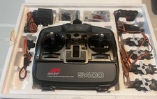 JR Sport S400 4-Channel RC Airplane Control System - Complete With 4 ST47 Servos