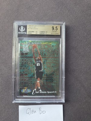 Tim Duncan Fleer Flair 1998-99 Takeit2net Take it 2 net Rare Spurs Bgs 9.5 /1000