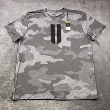 Nobull Shirt Men XL Gray Camo NEW Short Sleeve Tee Casual Gym Workout Athleisure