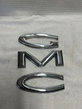1960 - 1965 Gmc Truck Chrome Grill Letters Emblems With Mounting Bolts 1960 - 1965 Gmc Truck Chrome Grill Letters Emblems With Mounting Bolts