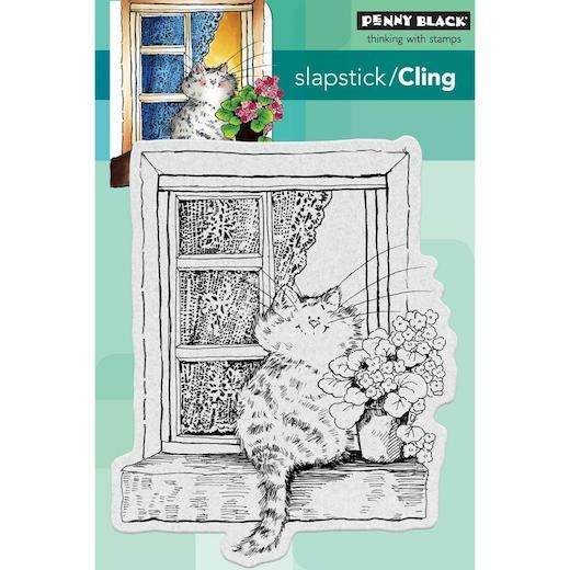 Penny Black Cling Rubber Stamp - The Lookout! 40-461