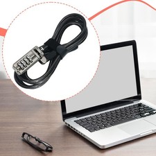 Anti Theft Laptop Lock with 4 Digit Resettable Code Accessories Durability