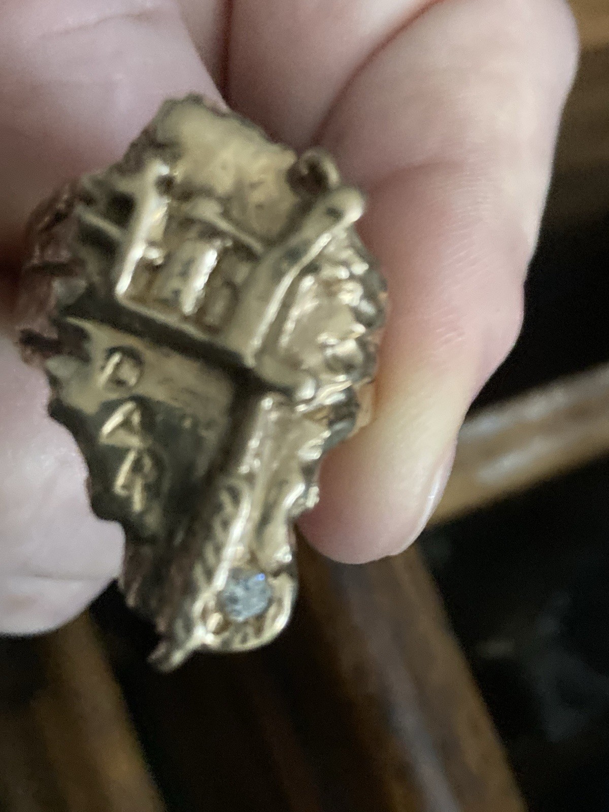 Solid Gold Tattoo Ring - image 4