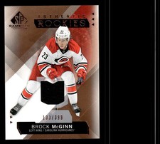 2015 SP GAME USED BROCK MCGINN 172 COPPER JERSEY ROOKIE 133/399 HURRICANES