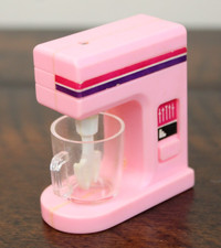 Vintage Barbie Doll Power Pack MIXER ONLY Kitchen Accessories 1982 Pink