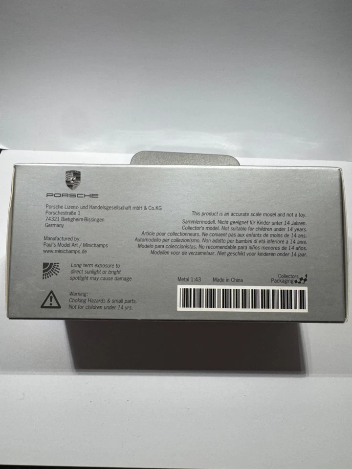 Porsche Cayenne Turbo 4, 1:43 Modellauto gold NEU+OVP WAP 020 005 OE Minichamps - Bild 4 von 4