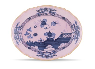 Ginori 1735 Oriente Italiano - Tablett Oval Groß 38,5cm Azalea Richard Ginori
