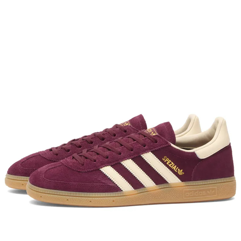 Adidas Handball Spezial JP8726 Maroon / Cream White / Gold Metallic - 46