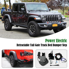 Parachoques eléctrico escalón trasero plataforma eléctrica pedal apto para Jeep Gladiator 2020-2025
