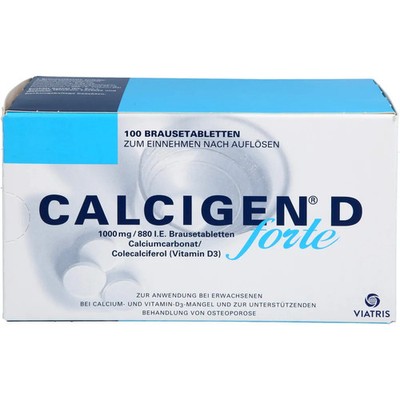 CALCIGEN D forte 1000 mg/880 I.E. Brausetabletten 100 St PZN 01697339