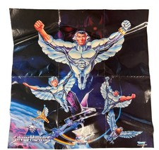 Vintage 1986 Telepix Silverhawks Action Figure List Toy Collection Poster Kenner image