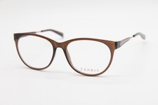 NEW ESPRIT ET17540 COLOR-535 BROWN GOLD AUTHENTIC EYEGLASSES 54-16
