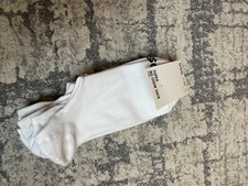 DSG Women  s Super No-Show Sock White 6 Pack Brand New