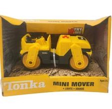Hasbro Tonka Mini Mover Lights & Sounds Road Roller Construction Vehicle New