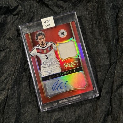 2016 PANINI - SELECT FIFA - AUTO PATCH /10 - MATS HUMMELS - YERSEY NUMBER 