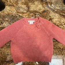 Tommy Bahama girls XS 4 Long Sleeve sweater Casual Pullover Lightweight Pink
