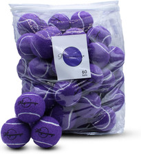 Tennis Balls, 60 Pack Advanced Training Tennis Balls Practice Ball, Pet Dog Play