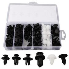 Car Fastener Clip Car Trim Clips Mud Flaps Push Set Plastic Rivet 100Pcs