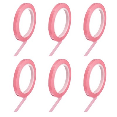 6 Rolls 0.4''x216ft Instrument ID Tape, Pink