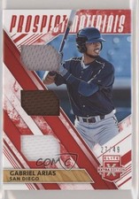 2019 Elite Extra Edition Triple Prospect Materials Red 27/49 Gabriel Arias 0rm6