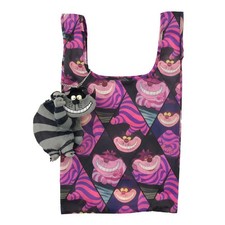 Alice in Wonderland Cheshire Cat eco bag(12.99x10.6") w/ pouch(7.08x5.11x2.95" )