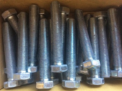 Timco Sechskant hochfeste Madenschraube verzinkt M16 x 100 mm 25 Stück