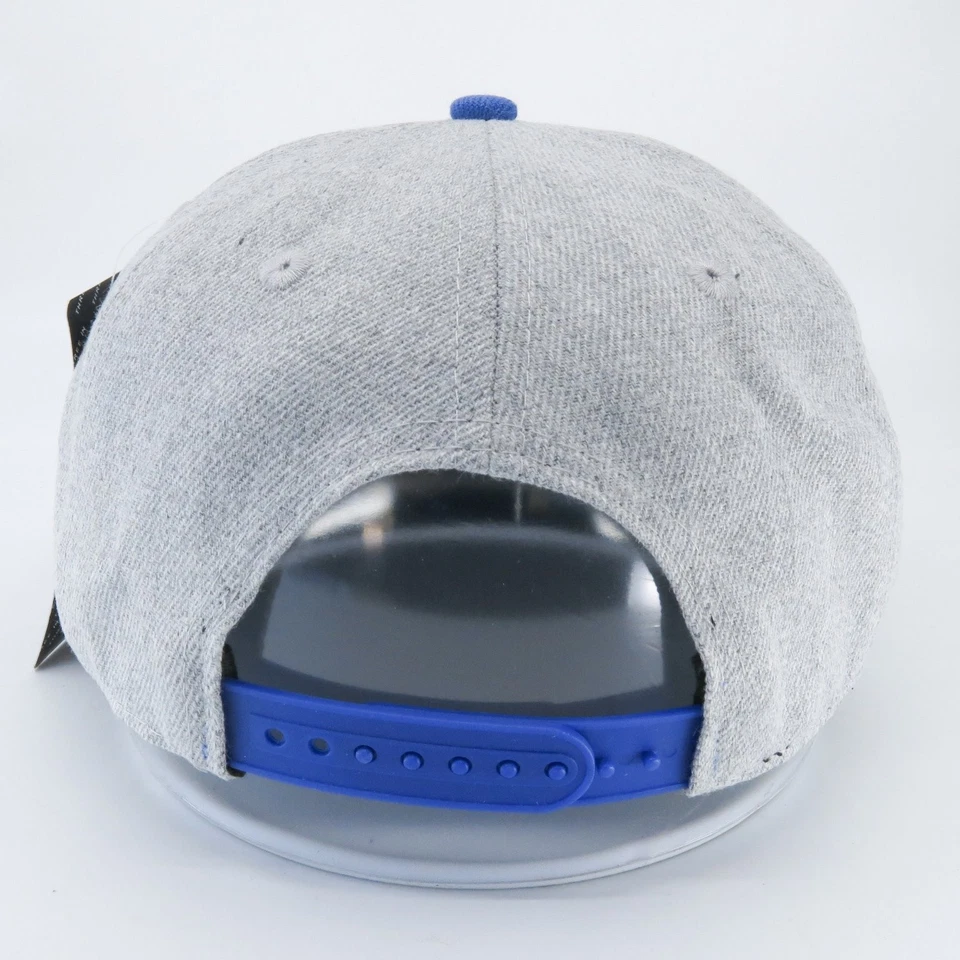 Chapéu Suzuki três em masculino Snapback ajustável cinza azul logotipo - Imagem 3 de 4