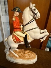 Augarten Lipizzaner Horse Courbette Spanish Riding School 11.5 in Fine Döbric