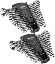 Ratcheting Wrench Set 30-piece Combination Wrench Set 72 Teeth Sae