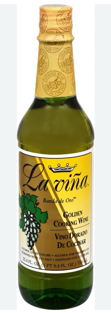Golden Cooking Wine La ViÑa, Vino Dorado para Cocinar La ViÑa 2 PK