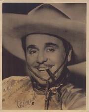 LEO "PANCHO" CARRILLO - AUTOGRAPHED INSCRIBED PHOTOGRAPH