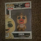 Funko Pop! Vinyl Five Nights at Freddy's Chica #108 Video Games Yellow Figure