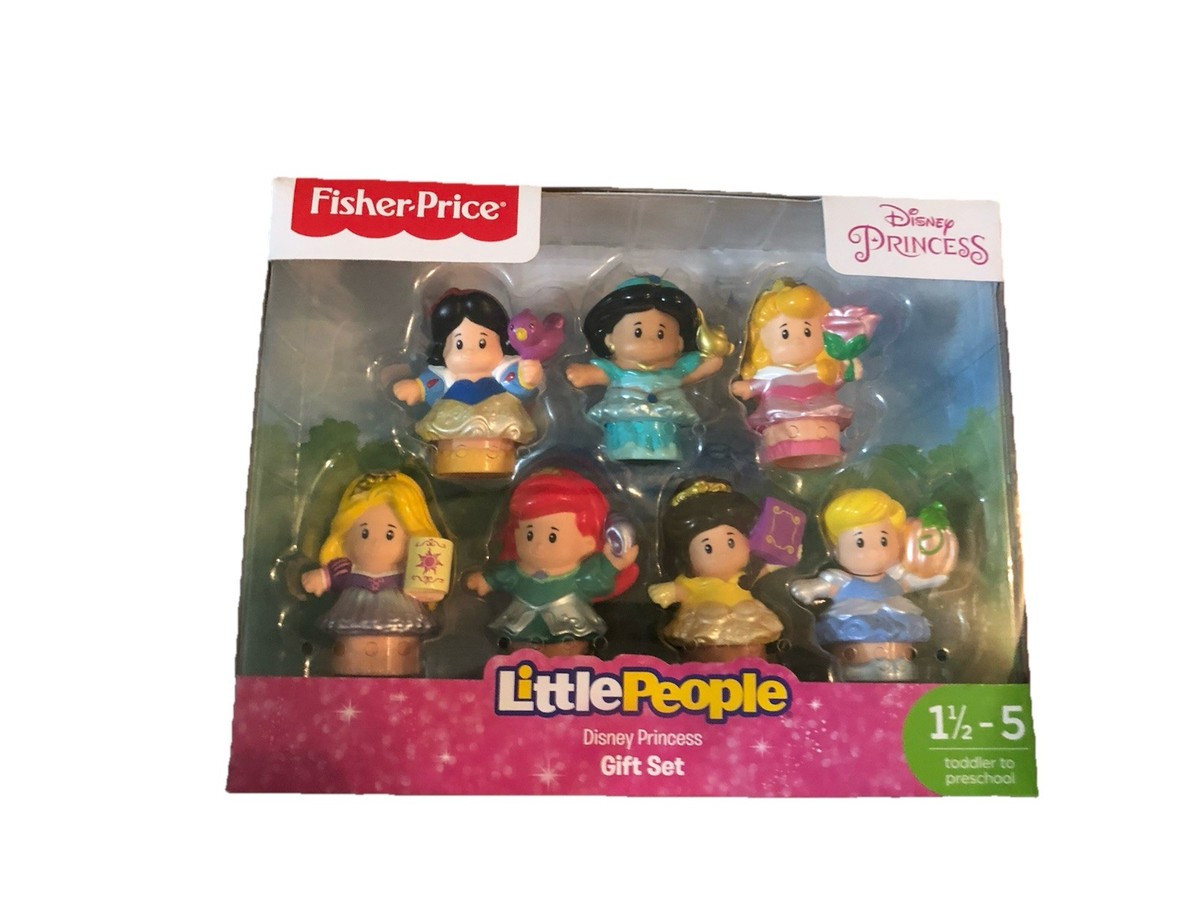Fisher Little People Disney Princess Gift Set 7 Figures Fgx01 for