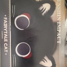 miHoYo Genshin Impact Fairytale Cat Plush Zippered Handle Storage Bag