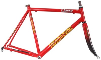 Cannondale CAAD4 Team Saeco Alloy Frameset 56cm RED Carbon 700c