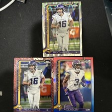 2025-2026 Topps Chroma NFL Vikings Lot (3)