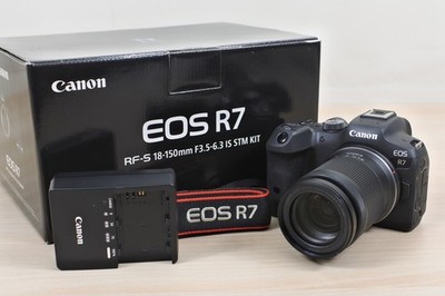 Canon EOS R7 Mirrorless Camera w/RF-S 18-150mm F3.5-6.3 IS STM Kit with Box