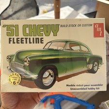 AMT - '51 CHEVY FLEETLINE - 1:25 SCALE KIT #8250 - VINTAGE FACTORY SEALED LTD ED
