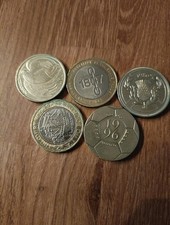 5 x £2 Coins Mary Rose 2011 Peace 1995 Scotland 1986 Football 1996 Slave Trade