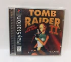 Tomb Raider II 2  (Sony PlayStation PS1) Black Label Complete, and tested.