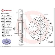 2x Brembo Scheibenbremse 26041070 vorne A1664210512 2x Brembo Scheibenbremse 26041070 vorne A1664210512
