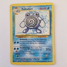 Poliwhirl #38/102 Pokemon Card 1999 Base Set