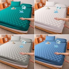 100% Waterproof Mattress Protector Quilted Ma...