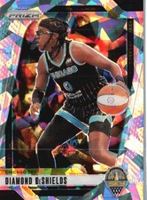 2024 Panini Prizm WNBA #8 Diamond DeShields Ice Prizms