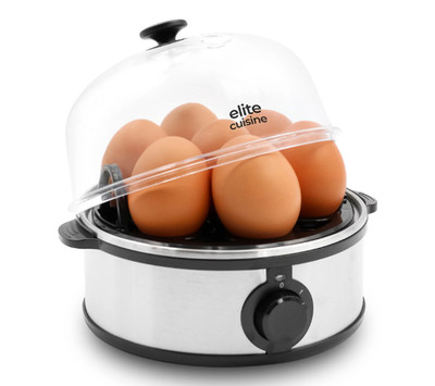Automatic Electric Egg Cooker for 7 Eggs Stainless Steel Kitchen Cooker