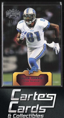 Calvin Johnson 2011 Topps Triple Threads #25 Ruby Detroit Lions 20/25