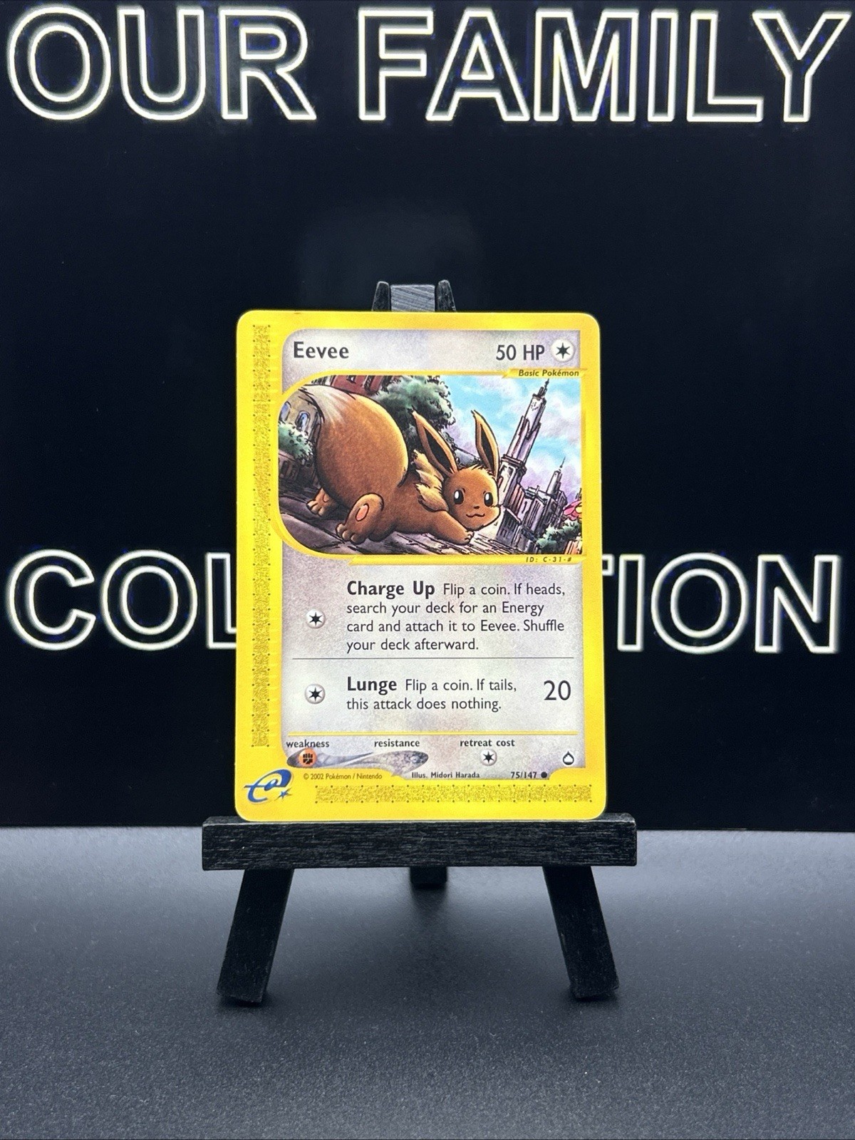 Pokemon Eevee Aquapolis 75/147 Regular E Reader Vintage Nintendo