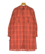 NATURAL LAUNDRY Shirt Dresses RedxBlack(Check Pattern) 2200585567105