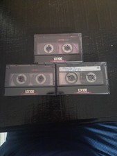 Sony Vintage Ux100 Type 2 CrO2 Position Cassette Tape Set Of 3 Used