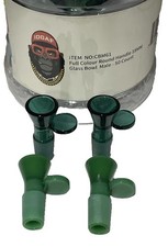 TOB RB Glass Bowl Male Full Round Color Handle | 18MM | CBM61 | 4CT Pack